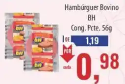 Supermercados BH Hambúrguer Bovino BH oferta