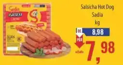 Supermercados BH Salsicha Hot Dog Sadia oferta