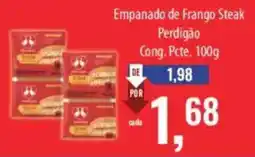 Supermercados BH Empanado de frango steak oferta