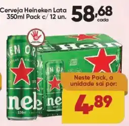 Lopes Supermercados Cerveja heineken lata oferta