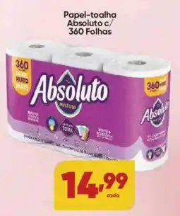 Lopes Supermercados Papel-toalha Absoluto c/ 360 Folhas oferta