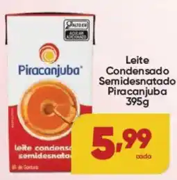 Lopes Supermercados Leite condensado semidesnatado piracanjuba oferta