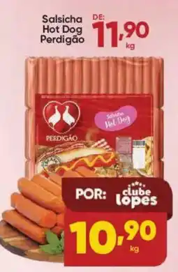 Lopes Supermercados Salsicha Hot Dog Perdigão oferta