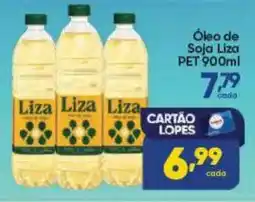 Lopes Supermercados Óleo de Soja Liza oferta