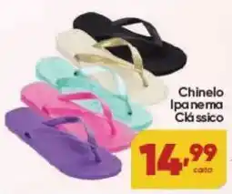 Lopes Supermercados Chinelo Ipanema Clássico oferta