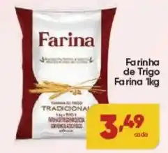 Lopes Supermercados Farinha de Trigo Farina 1kg oferta