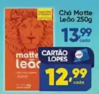 Lopes Supermercados Chá matte leão oferta