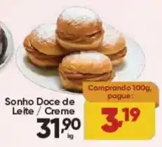Lopes Supermercados Sonho Doce de Leite / Creme oferta