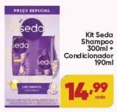 Lopes Supermercados Kit Seda Shampoo Condicionador oferta