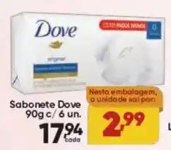 Lopes Supermercados Sabonete dove oferta