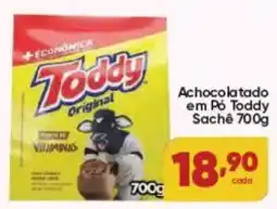 Lopes Supermercados Achocolatado em Pó Toddy Sachê oferta