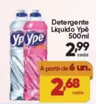 Lopes Supermercados Detergente Líquido Ypê oferta