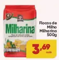 Lopes Supermercados Flocos de Milho Milharina oferta
