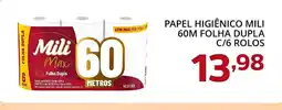 Supermercados Guanabara papel higiênico mili oferta