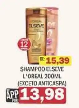 Supermercados Mendonça Shampoo elseve l'oreal oferta