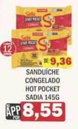 Supermercados Mendonça Sanduíche congelado hot pocket sadia oferta