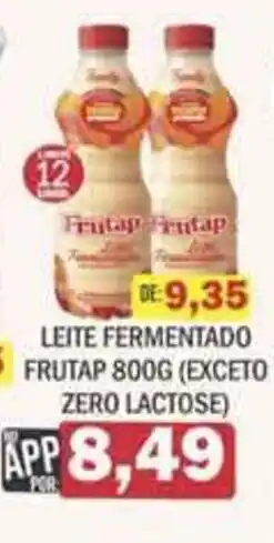 Supermercados Mendonça Leite fermentado frutap oferta
