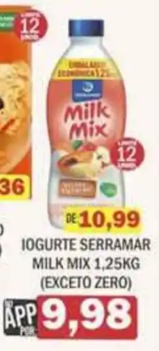 Supermercados Mendonça Iogurte serramar milk mix oferta