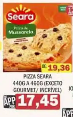 Supermercados Mendonça Pizza de mussarela oferta