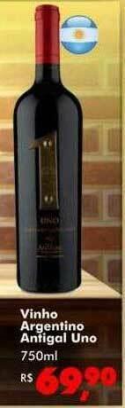 Big Box Vinho Argentino Antigal Uno oferta