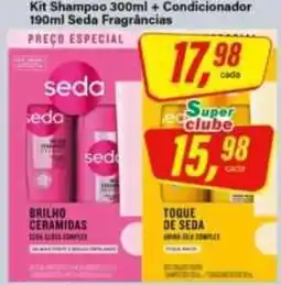 Rede Supermarket Kit Shampoo + Condicionador Seda Fragrâncias oferta