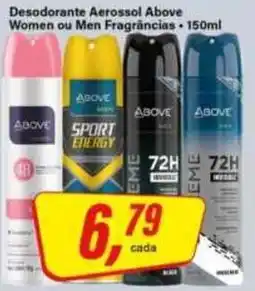 Rede Supermarket Desodorante Aerossol Above oferta