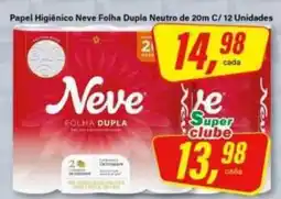 Rede Supermarket Papel Higiênico Neve Folha Dupla Neutro oferta