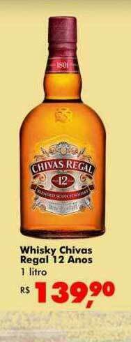 Big Box Whisky Chivas Regal 12 Anos oferta