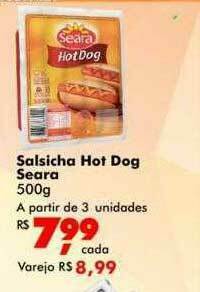 Big Box Salsicha Hot Dog Seara oferta