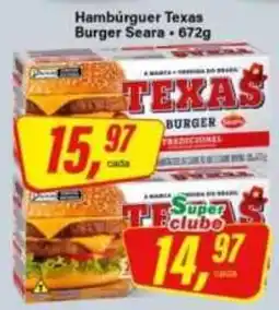 Rede Supermarket Hambúrguer texas burger seara oferta