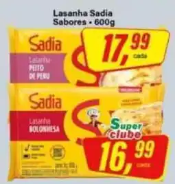 Rede Supermarket Lasanha sadia sabores oferta