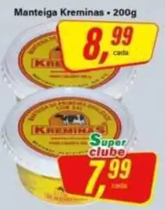 Rede Supermarket Manteiga Kreminas oferta