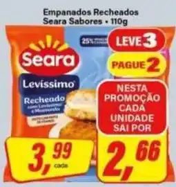 Rede Supermarket Empanados Recheados Seara Sabores oferta
