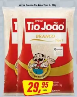 Rede Supermarket Arroz branco tio joão tipo 1 oferta
