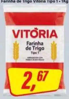 Rede Supermarket Farinha de trigo vitória tipo 1 oferta