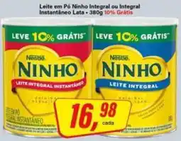 Rede Supermarket Leite em Pó Ninho Integral ou Integral Instantâneo oferta