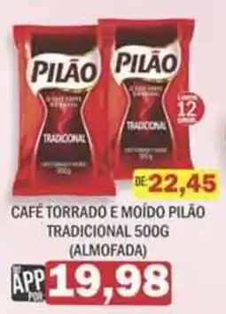 Supermercados Mendonça Café torrado e moído pilão tradicional oferta
