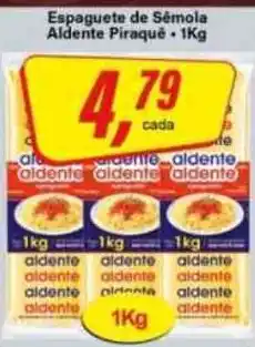 Rede Supermarket Espaguete de Sêmola Aldente Piraque oferta