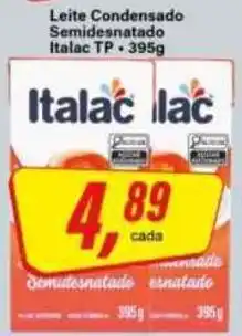 Rede Supermarket Leite Condensado Semidesnatado Italac TP oferta