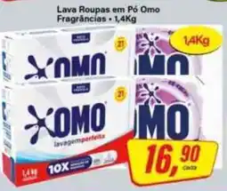 Rede Supermarket Lava Roupas em Pó Omo Fragrâncias oferta