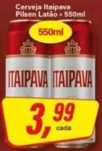 Rede Supermarket Cerveja Itaipava Pilsen Latão oferta