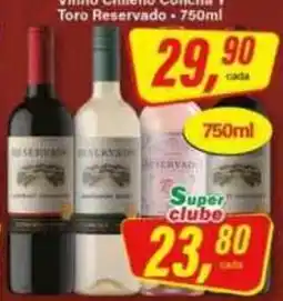 Rede Supermarket Vinho Cítrico Concha Toro Reservado oferta