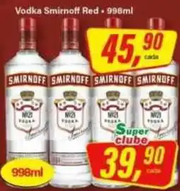 Rede Supermarket Vodka smirnoff red oferta