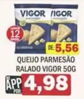 Queijo parmesão ralado vigor