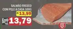 Supermercados Mendonça Salmão fresco com pele oferta