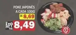 Supermercados Mendonça Poke japonês oferta