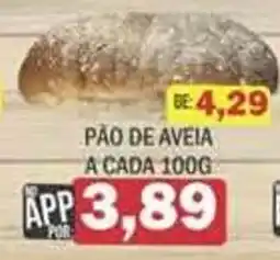 Supermercados Mendonça pão de aveia oferta