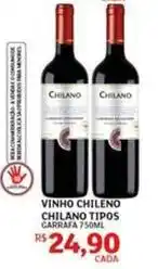 Assaí Atacadista Chilano - vinho chileno tipos oferta