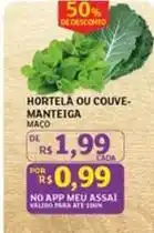 Assaí Atacadista De - hortela ou couve-manteixiga oferta