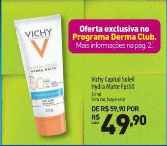 Vichy Capital Soleil Hydra Matte Fps50